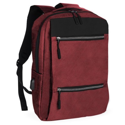 Mochila nylon usb 20l  para brinde