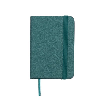 Mini caderneta sintética brilhante personalizado
