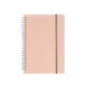Caderno com capa plástica personalizado