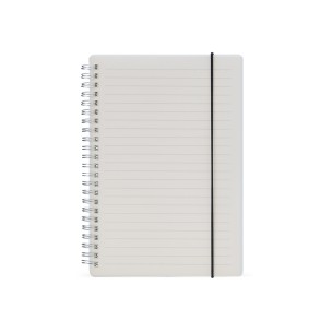 Caderno com capa plástica personalizado