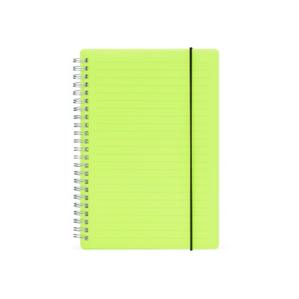 Caderno com capa plástica personalizado
