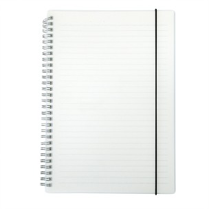 Caderno com capa plástica personalizado