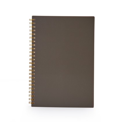 Caderno a5 plástico para brinde