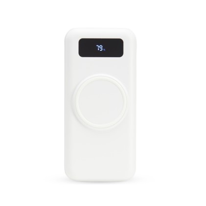 Power bank 10.000mah com carregamento via indução ou via cabo personalizado