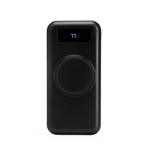 Power bank 10.000mah com carregamento via indução ou via cabo personalizado