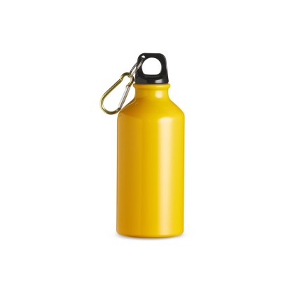 Squeeze alumínio 420ml com mosquetão para empresas