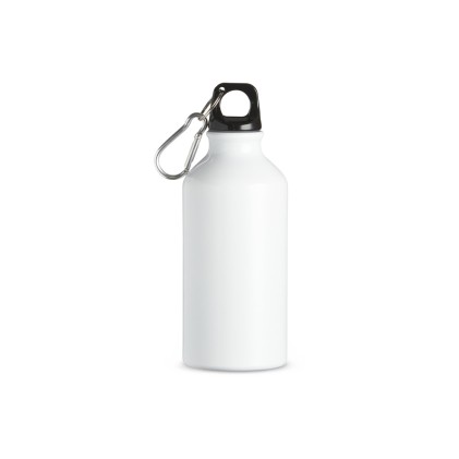 Squeeze alumínio 420ml com mosquetão para empresas