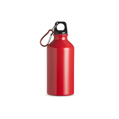 Squeeze alumínio 420ml com mosquetão para empresas