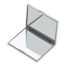 Espelho de bolso duplo quadrado plastico para brinde Espelho de bolso duplo quadrado plastico para brinde