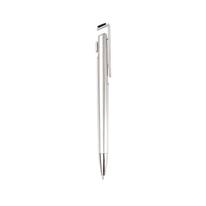 Caneta plástica com suporte para celular para empresas