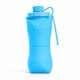 Garrafa dobrável silicone 600ml com logotipo Garrafa dobrável silicone 600ml com logotipo