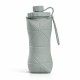 Garrafa dobrável silicone 600ml com logotipo Garrafa dobrável silicone 600ml com logotipo