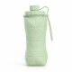 Garrafa dobrável silicone 600ml com logotipo Garrafa dobrável silicone 600ml com logotipo